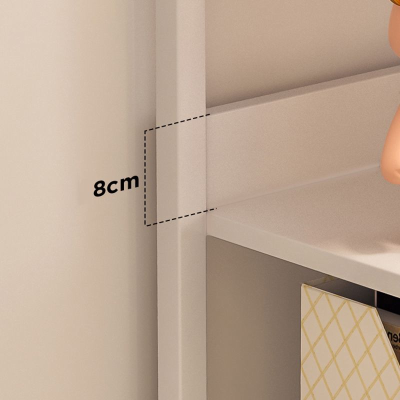 11.81" Wide Ladder Bookshelf Contemporary Metal and Wood Bookcase Clearhalo 'Bookcases' 'furn' 'furn_bookcases' 'Furniture' 'Office Furniture' 1200x1200_c74f5d17-9f2f-4f6c-8875-5518ee9bc0ea