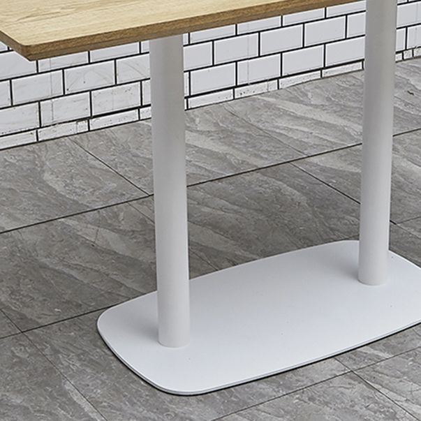 Tavolo da pranzo moderno per caffetteria set 1/4/5 pezzi dinette in legno massiccio in naturale