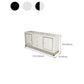 Enclosed Storage Media Console Glass TV Stand Console with Drawers Clearhalo 'furn' 'furn_tv_stands_entertainment_centers' 'Furniture' 'Living Room Furniture' 'TV Stands & Entertainment Centers' 'TV Stands & Media Storage Furniture' 'tv_stands_entertainment_centers' 1200x1200_c7516623-31a6-4c3a-9a15-8eee0e1a303c