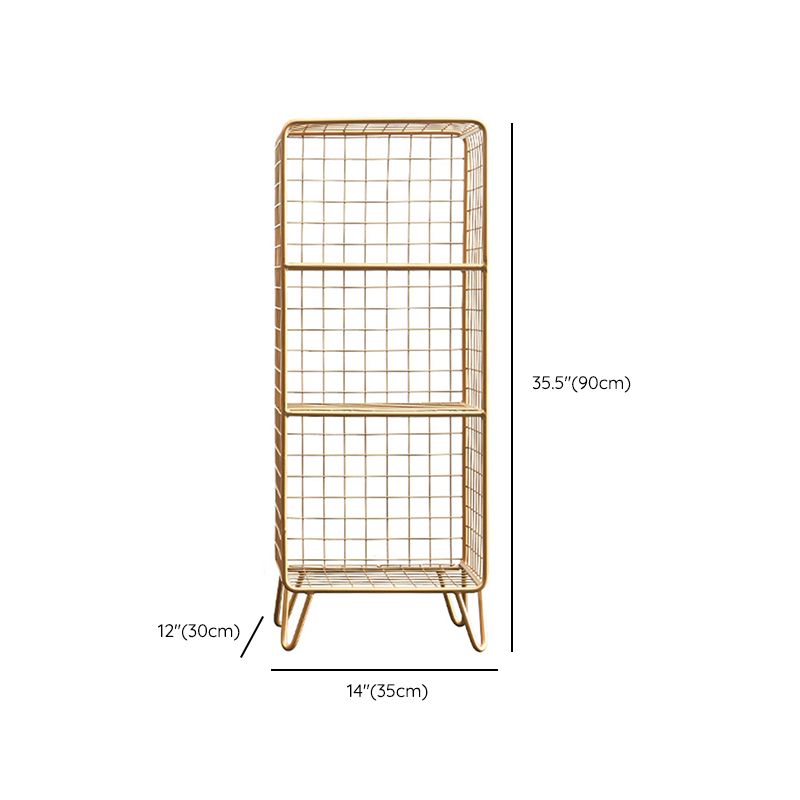 Scaffali in metallo chiuso da 11 "su scaffali in metallo chiuso includeva la libreria
