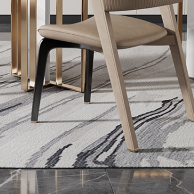 Open rug dineren accentstoel gestoffeerde eetkamerstoel voor huis