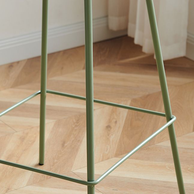 Taburete de plástico escandinavo taburete sin brazo para sala de estar para sala de estar