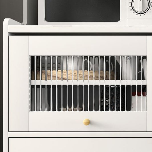 Sideboard moderna della porta in pietra 39,5 "L buffet soggiorno 2 server dei cassetti