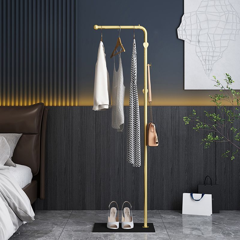 Zeitgenössischer Beatmetal -Rack Metall umgerahmt mit 3 Haken Eingangshalle Baumbaum