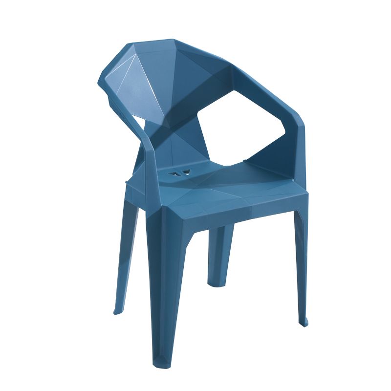 Modern Style Plastic Dining Chair Stackable Dining Arm Side Chair for Kitchen Clearhalo ' kitchen&dining_furn' 'Dining Chairs' 'Dining Tables & Seating' 'dining_chair' 'furn' 'furn_dining_chair' 'Furniture' 'furniture_dining_chair' 'Kitchen & Dining Furniture' 'kitchen' 1200x1200_c75c7d88-34a3-48ed-92d9-59c5df1b3eb9