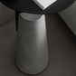 Round 1 Single Coffee Table Metal Cocktail Table with Cement Pedestal
