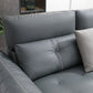76" Wide Industrial Sectional Sofa Leather Sleeper Sectional Clearhalo 'furn' 'furn_sectionals' 'Furniture' 'Living Room Furniture' 'Sectionals' 1200x1200_c75ce624-f661-4a19-a761-cbca4ded0d8b