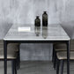 Modern Style Sintered Stone Dining Table Gray Rectangle Table with 4 Legs Clearhalo ' dining_table' 'Dining Tables & Seating' 'Dining Tables' 'Furniture' 'furniture_dining_table' 'Kitchen & Dining Furniture' 'kitchen&dining_furn' 'kitchen' 'kitchen_dining_table' 1200x1200_c76344c2-a2a4-4054-a714-11143dac3c45