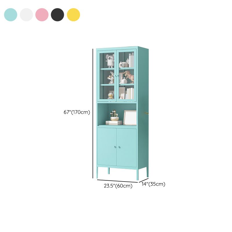 Modern Minimalist Metal Floor Display Stand, Bookshelf in Any Room Clearhalo 'Bookcases' 'furn' 'furn_bookcases' 'Furniture' 'Office Furniture' 1200x1200_c766502a-0e12-4ab2-bd42-94feb3e27427