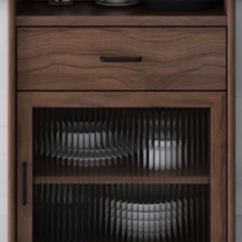 Contemporary Buffet Server Pine Dining Server with Drawers for Living Room Clearhalo 'buffet_sideboard' 'Buffets & Sideboards' 'furn' 'furn_buffet_sideboard' 'Furniture' 'Kitchen & Dining Furniture' 1200x1200_c766eebe-287d-4571-bdcf-bb884cc2bffb