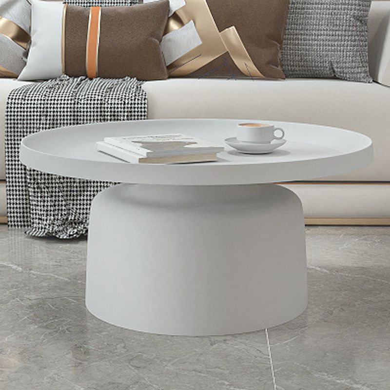 部屋用の黒/白い台座のコーヒーテーブルモダンな大理石のカクテルテーブル