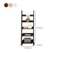 5 Shelves Ladder Bookshelf Wooden Contemporary Bookcase ,11.8" W x 55.1" H