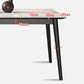 Ensemble de Table à manger moderne, ensemble de Table à manger rectangulaire avec chaises à oreilles, 1/4/5/7 pièces