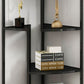 Industrial Metal Corner Bookshelf Open Vertical Bookshelf for Living Room Clearhalo 'Bookcases' 'furn' 'furn_bookcases' 'Furniture' 'furniture_bookcases' 'kitchen' 'kitchen_bookcases' 'Living Room Furniture' 'Office Furniture' 1200x1200_c7692637-57a5-4134-8119-7c9f5e98dcab