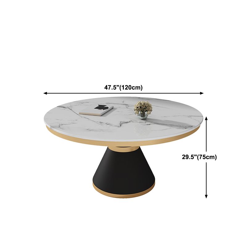Black and White Dining Table Traditional Luxury Stone and Metal Dining Room Collection Clearhalo 'Dining Tables & Seating' 'Dining Tables' 'dining_table' 'furn' 'furn_dining_table' 'Furniture' 'furniture_dining_table' 'Kitchen & Dining Furniture' 1200x1200_c76b9b06-6321-49af-a9de-6d1a9067f90f