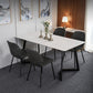 Modern Style Rectangle Dining Table Stone Dining Room Collection for Indoor Clearhalo 'Dining Tables & Seating' 'Dining Tables' 'dining_table' 'furn' 'furn_dining_table' 'Furniture' 'furniture_dining_table' 'Kitchen & Dining Furniture' 'kitchen' 'kitchen_dining_table' 1200x1200_c76cc3d4-d200-40ea-8e45-17d30b42e394