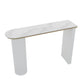 Faux Marble Bistro Bar Table Double Pedestal Bar Table for Living Room Clearhalo 'Bar Furniture' 'Bar Tables' 'bar_tables' 'furn' 'furn_bar_tables' 'Furniture' 'Kitchen & Dining Furniture' 1200x1200_c76da2c8-88f5-441e-a73e-df1573f9919c