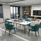 Glam 4 Legs Dining Table Stone Table for Living Room Kitchen