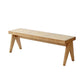 14.82-inch Width Solid Wood Bench Tropical Rectangle Seating Bench Clearhalo 'Benches' 'Chairs & Seating' 'furn' 'furn_benches' 'Furniture' 'Living Room Furniture' 1200x1200_c76fd4c5-e947-444c-a400-e991a6e5cfa7