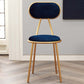 Nordic Low Back Bar-stool Round Seat Counter Bar Stool with Metal Legs Clearhalo 'Bar Furniture' 'Bar Stools' 'bar_stools' 'furn' 'furn_bar_stools' 'Furniture' 'Kitchen & Dining Furniture' 1200x1200_c773333b-680c-411d-a3bc-7a792781d847