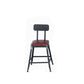 Industrial Armless Counter Stool Iron Cafe Bar Stool with Leather Cushion Clearhalo 'Bar Furniture' 'Bar Stools' 'bar_stools' 'furn' 'furn_bar_stools' 'Furniture' 'furniture_bar_stools' 'Kitchen & Dining Furniture' 1200x1200_c7733486-379b-4107-892b-308b826aa63d