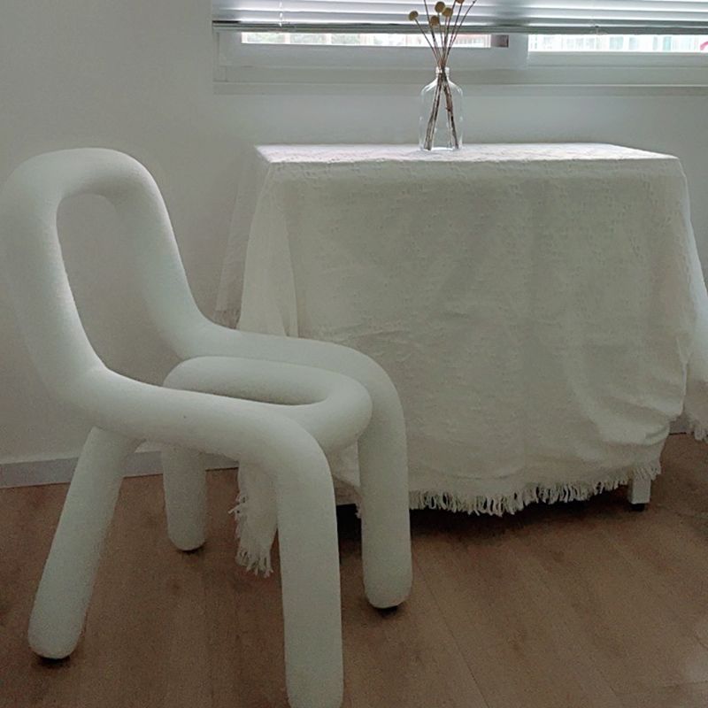 Velvet Designer Style Living Room Side Chair Colorful Open Dining Chair Clearhalo ' kitchen&dining_furn' 'Dining Chairs' 'Dining Tables & Seating' 'dining_chair' 'furn' 'furn_dining_chair' 'Furniture' 'furniture_dining_chair' 'Kitchen & Dining Furniture' 'kitchen' 1200x1200_c773aae2-3572-4ebb-b26f-57a8301953fb