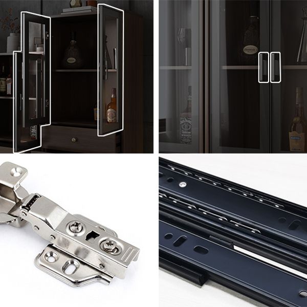 Armadio in stile glam Armadio artificiale Sideboard cucina in legno per sala da pranzo