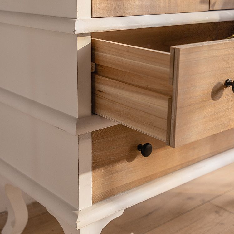 伝統的な松のディスプレイスタンドガラスドアリビングルーム用の収納キャビネット