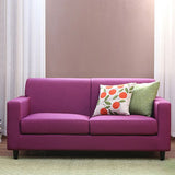 Soggiorno cuscini contemporanei a braccio quadrato standard divano stazionario