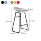 Simple Iron Low Back Barstool Nordic Indoor Tall Stool with Bucket Seat Clearhalo 'Bar Furniture' 'Bar Stools' 'bar_stools' 'furn' 'furn_bar_stools' 'furniture_bar_stools' 'Kitchen & Dining Furniture' 'kitchen&dining_furn' 'kitchen' 'kitchen_furn' Furniture' 1200x1200_c77818e8-3563-4f36-9c76-05836304a242