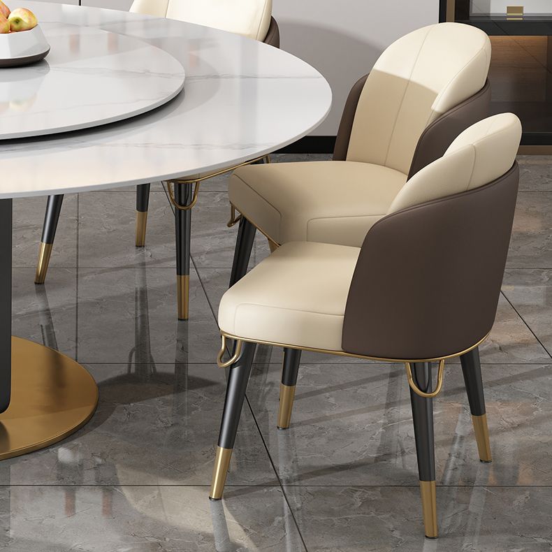 Contemporary 1/4/8/11 Pieces Furniture Round Stone Dining Set for Home Clearhalo 'Dining Room Sets' 'Dining Tables & Seating' 'dining_room_set' 'furn' 'furn_dining_room_set' 'Furniture' 'Kitchen & Dining Furniture' 1200x1200_c7791764-e6cb-49e8-bef3-f0481afa521f