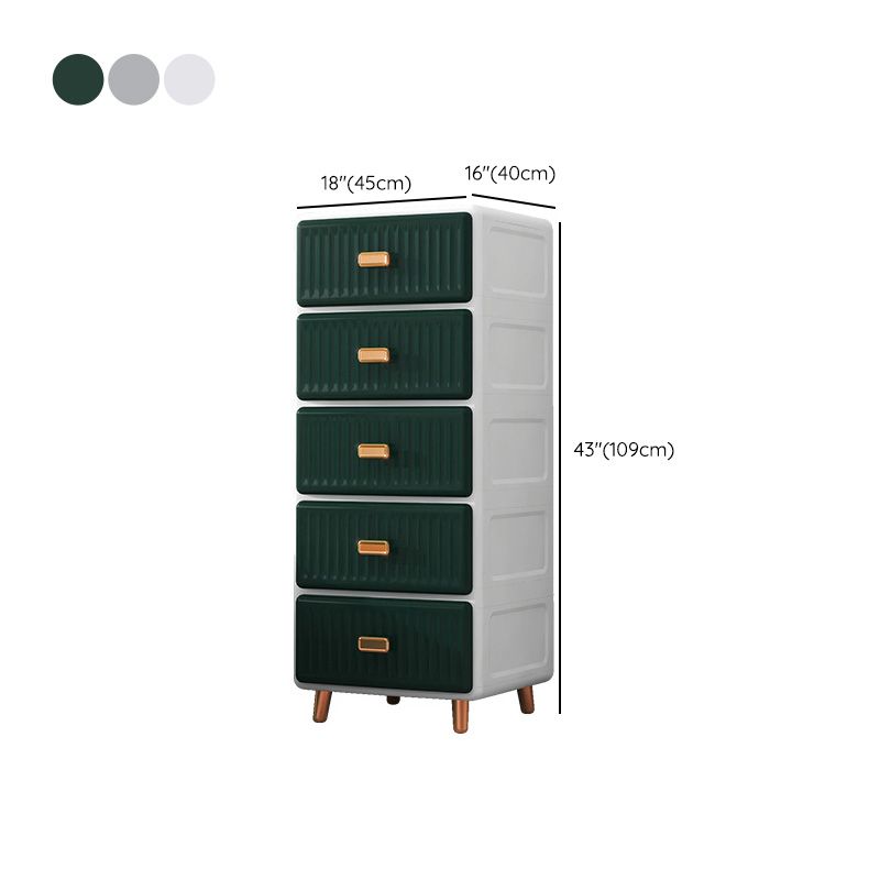 Cabinet de rangement en plastique mate en plastique armoire contemporaine avec des jambes métalliques