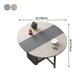 Foldable Artificial Wooden Top Table Extendable Round Table with Trestle Base Clearhalo ' dining_table' 'Dining Tables & Seating' 'Dining Tables' 'furn' 'furn_dining_table' 'Furniture' 'furniture_dining_table' 'Kitchen & Dining Furniture' 'kitchen&dining_furn' 'kitchen' 'kitchen_dining_table' 1200x1200_c779e9c0-9a59-44b3-9488-8a009f3214cd