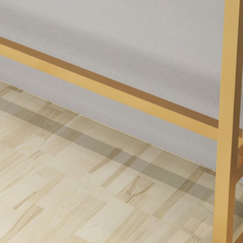 Stone Bar Dining Table Glam Rectangle Bar Table with Trestle Pedestal for Dining Room Cafe Clearhalo 'Bar Furniture' 'Bar Tables' 'bar_tables' 'furn' 'furn_bar_tables' 'Furniture' 'Kitchen & Dining Furniture' 1200x1200_c77a71c9-dcfa-4f3e-8744-bcc92593a11f