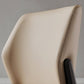 Ash Wood Legs Side Chair Modern Armless Dining Chairs with Upholstered