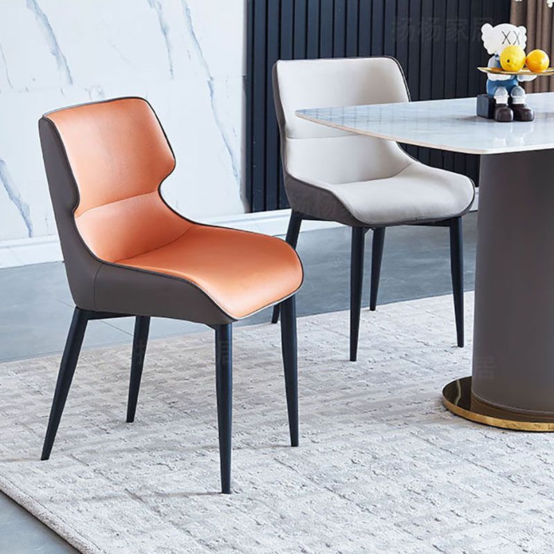 Home Industrial Arm Chair Wingback Metal Upholstered Dining Room Chair (Set of 2) Clearhalo ' kitchen&dining_furn' 'Dining Chairs' 'Dining Tables & Seating' 'dining_chair' 'furn' 'furn_dining_chair' 'Furniture' 'furniture_dining_chair' 'Kitchen & Dining Furniture' 'kitchen' 1200x1200_c787090b-2670-4882-ad55-f7b0b1a5596e