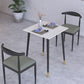 Industrial Style Dining Room Collection Marble Dining Table With 4-foot Clearhalo 'Dining Tables & Seating' 'Dining Tables' 'dining_table' 'furn' 'furn_dining_table' 'Furniture' 'furniture_dining_table' 'Kitchen & Dining Furniture' 'kitchen' 'kitchen_dining_table' 1200x1200_c787ad8f-65d4-40b6-b741-c3216aa81a77