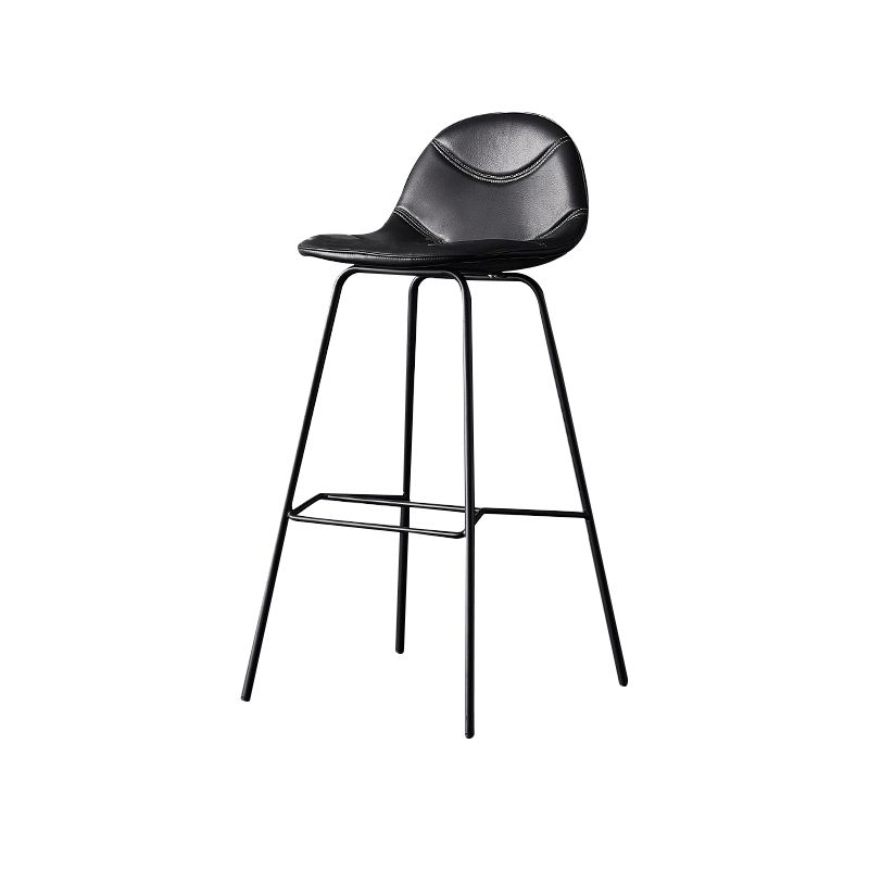 Modern Style Bar-stool Bucket Seat Counter Bar Stool with Metal Legs for Home Clearhalo 'Bar Furniture' 'Bar Stools' 'bar_stools' 'furn' 'furn_bar_stools' 'Furniture' 'Kitchen & Dining Furniture' 1200x1200_c78835b0-83c9-4db0-b02e-af364095e887