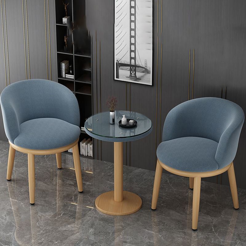 Modern Metal Dining Room Chair Upholstered Armless Dining Chairs for Restaurant Use Clearhalo ' kitchen&dining_furn' 'Dining Chairs' 'Dining Tables & Seating' 'dining_chair' 'furn' 'furn_dining_chair' 'Furniture' 'furniture_dining_chair' 'Kitchen & Dining Furniture' 'kitchen' 1200x1200_c78a8250-7a6a-43e4-ade5-75308cb0e2f6