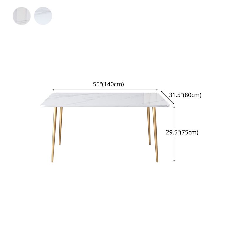 Luxury 1/2/5 Pieces Dining Set Sintered Stone Dining Table with Leather Chairs Clearhalo 'Dining Room Sets' 'Dining Tables & Seating' 'dining_room_set' 'furn' 'furn_dining_room_set' 'Furniture' 'furniture_dining_room_set' 'Kitchen & Dining Furniture' 'kitchen&dining_furn' 'kitchen' 1200x1200_c78ac013-7de1-44ac-99b1-8dee37d0e65f