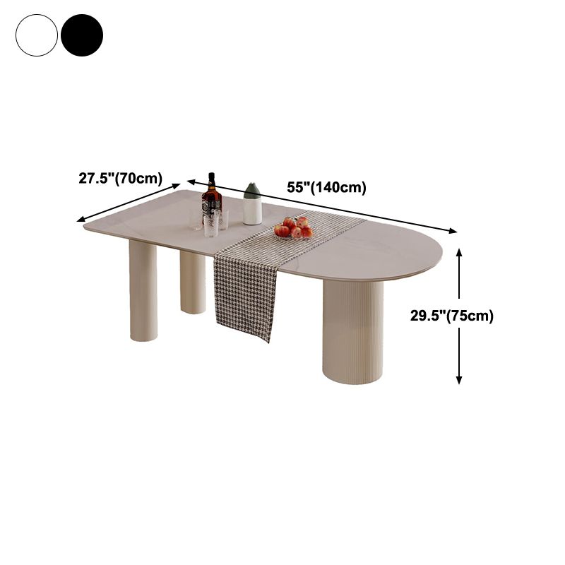 家のための現代的な3フィートのダイニングテーブルストーンダイニングルーム家具