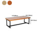 Rectangle Meeting Table Industrial Office Desk with Trestle Base Clearhalo 'furn' 'furn_office_desk' 'Furniture' 'furniture_office_desk' 'Office Desks' 'Office Furniture' 'office_desk' 1200x1200_c78c8aec-d123-4c67-bb69-356380a932bb