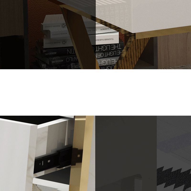 Trestle Rectangular Writing Desk with Metal Legs Office Desk Solid Wood Clearhalo 'furn' 'furn_office_desk' 'Furniture' 'Office Desks' 'Office Furniture' 'office_desk' 1200x1200_c78e1c82-a0f8-4b9e-a6d0-61ef8c0435bc