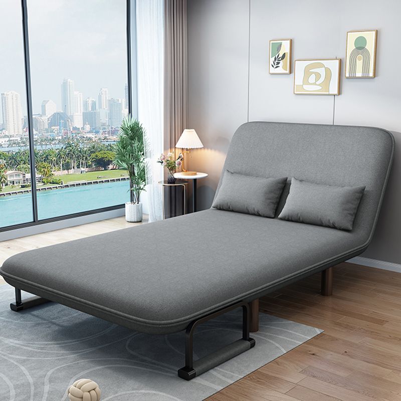 Contemporary Foldable Futon Sleeper Metal Futon and Mattress Clearhalo 'furn' 'furn_futons' 'Furniture' 'Futons & Daybeds' 'Futons' 'Living Room Furniture' 1200x1200_c7905207-6734-4aa8-8041-fac8f037c43f