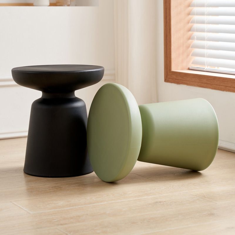 Tabla de pedestal de plástico Tabla de acento lateral del lado redondo de plástico