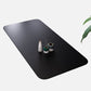 Matte Black Top Dinette Table with Wooden Frame Modern Indoor Dining Table
