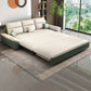 Convertible Sofa Bed Flared Arm Sofa with Pillows with Storage