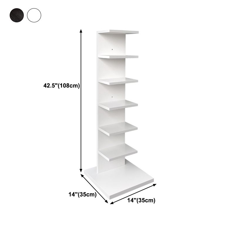 13.78"W Bookshelf Invisible Contemporary Style Bookcase for Office Home