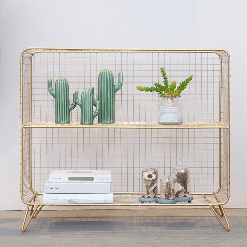 Metal Ladder Shelf Bookcase Glam Vertical Closed Back Book Shelf Clearhalo 'Bookcases' 'furn' 'furn_bookcases' 'Furniture' 'Office Furniture' 1200x1200_c79a4ff2-21cf-4b8f-80d6-e974c9ff89b2