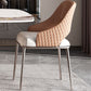 Silla de brazo contemporáneo metal silla de comedor abierta para el hogar para el hogar
